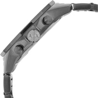 Armani Exchange Men's Watch - Banks Chronograph Blue Dial Gunmetal Bracelet | AX1731 ,