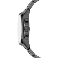 Armani Exchange Men's Watch - Banks Chronograph Black and Silver Tone Dial | AX1765 ,