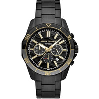 Armani Exchange Men's Watch - Chronograph Black Stainless Steel Bracelet | AX1963 ,