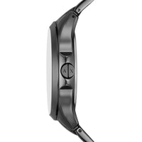 Armani Exchange Men's Watch - Hampton Chrono Black Dial Gunmetal Bracelet | AX2454 ,