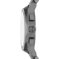 Armani Exchange Men's Watch - Rafael Chrono Blue Dial Gunmetal Bracelet | AX4182 ,