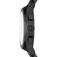 Armani Exchange Men's Watch - Rafael Chronograph Black Dial Steel Bracelet | AX4183 ,