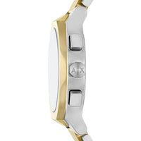 Armani Exchange Men's Watch - Rafael Chrono Green Dial Two Tone Bracelet | AX4184 ,