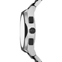 Armani Exchange Men's Watch - Sync Chronograph Brown Dial Two Tone Bracelet | AX4199 ,