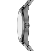 Armani Exchange Men's Watch - Sync Quartz Gunmetal Steel Bracelet Day-Date | AX4300 ,