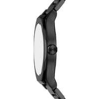 Armani Exchange Men's Watch - Sync Quartz Black Steel Bracelet Day-Date | AX4301 ,