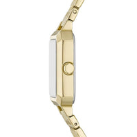 Armani Exchange Women's Watch - Leila Quartz Yellow Gold Steel Bracelet | AX5725 ,