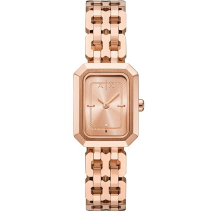 Armani Exchange Women's Watch - Ava Quartz Rose Gold Dial Steel Bracelet | AX5830 ,