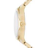 Armani Exchange Women's Watch - Sync Quartz Gold and Black Dial Bracelet | AX6031 ,