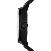 Armani Exchange Men's Watch Set - Banks Black Leather Strap Date-Day | AX7147SET ,