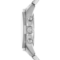Armani Exchange Men's Watch Set - Banks Chrono Blue Dial Silver Bracelet | AX7176SET ,