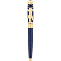 S.T. Dupont Rollerball Pen - Line D Vitruvian Man Prestige Blue Lacquer | 412040L ,