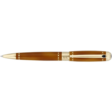 S.T. Dupont Ballpoint Pen - Line D Derby Popoté Style Brown Lacquer Body | 415107L ,