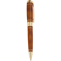 S.T. Dupont Ballpoint Pen - Line D Derby Popoté Style Brown Lacquer Body | 415107L ,