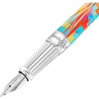 S.T. Dupont Fountain Pen - Line D Eternity Graff'Ty Multicolour Barrel | 420024L ,