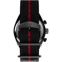 Timex Men's Watch - Legacy Chronograph Black and Red Fabric Strap Date | TW2W50200VQ ,