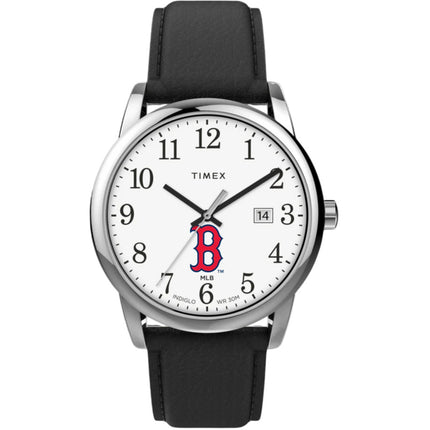 Timex Men's Watch - Easy Reader Boston Red Sox Quartz White Dial Strap | TWZBSOXMXYZ ,