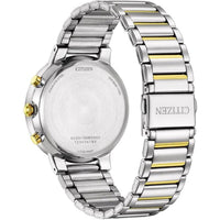 Citizen Men's Watch - Chronograph Blue Dial Two Tone Steel Bracelet | AN8224-51L ,