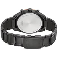 Citizen Men's Watch - Sport Luxury Eco-Drive Blue Dial Black Bracelet | AT8265-57L ,