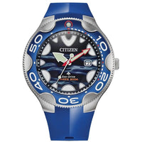 Citizen Men's Watch - Promaster Dive Eco-Drive Blue Dial Rubber Strap | BN0238-02L ,