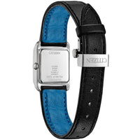 Citizen Women's Watch - L Bianca Eco-Drive Black Dial Leather Strap | EW5600-01E ,