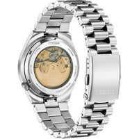 Citizen Men's Watch - Tsuyosa Automatic Orange Dial Silver Bracelet | NJ0151-88Z ,