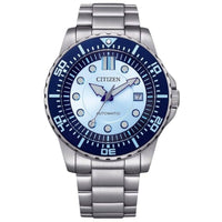 Citizen Men's Watch - Automatic Blue Dial Silver Tone Steel Bracelet | NJ0178-81M ,