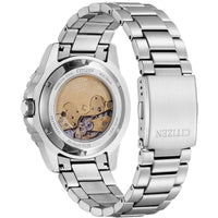 Citizen Men's Watch - Automatic Blue Dial Silver Tone Steel Bracelet | NJ0178-81M ,