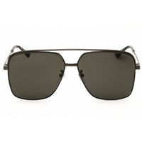 Gucci Men's Sunglasses - Gunmetal Metal Rectangular Full Rim Frame | GG1099SA 001 ,