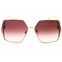 Gucci Women's Sunglasses - Light Gold Metal Oversized Full Rim Frame | GG1322SA 003 ,