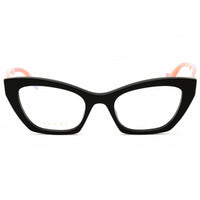 Gucci Women's Eyeglasses - Shiny Black/Pink/Purple Havana Acetate Frame | GG1334O 006 ,