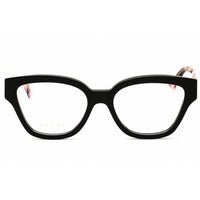 Gucci Women's Eyeglasses - Black/Pink Acetate Cat Eye Full Rim Frame | GG1424O 012 ,