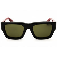 Gucci Men's Sunglasses - Shiny Black Acetate Rectangular Full Rim Frame | GG1668S 003 ,
