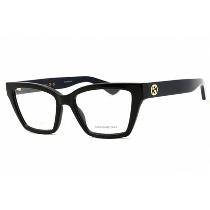 Gucci Women's Eyeglasses - Black/Blue Injected Propionate Cat Eye Frame | GG1715O 009 ,