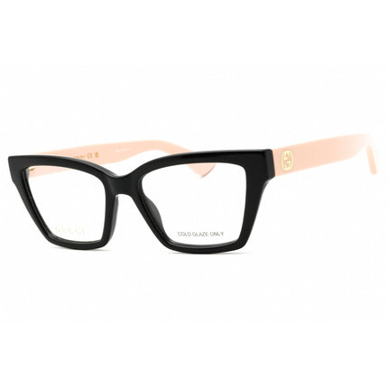 Gucci Women's Eyeglasses - Black/Pink Injected Propionate Cat Eye Frame | GG1715O 006 ,