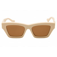 Gucci Women's Sunglasses - Ivory Acetate Cat Eye Shape Full Rim Frame | GG1753S 003 ,