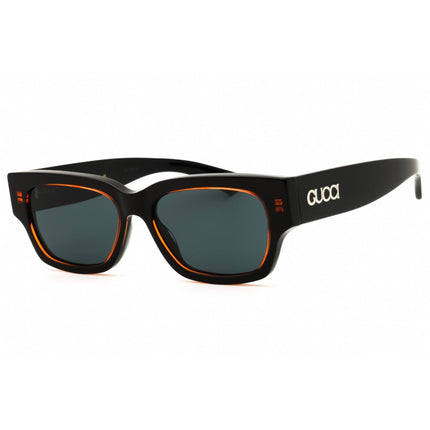 Gucci Men's Sunglasses - Transparent Orange/Solid Black Acetate Frame | GG1794S 003 ,