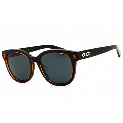 Gucci Men's Sunglasses - Black/Orange Acetate Round Full Rim Frame | GG1797SK 003 ,