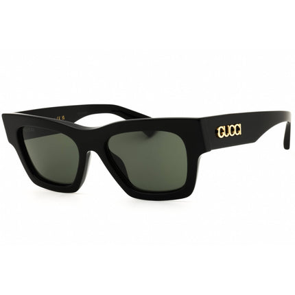 Gucci Women's Sunglasses - Black Acetate Rectangular Full Rim Frame | GG1835S 001 ,