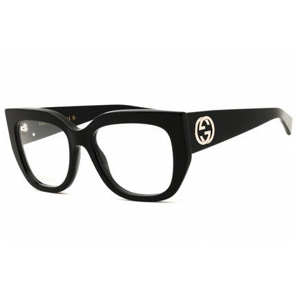 Gucci Women's Eyeglasses - Black Acetate Cat Eye Shape Full Rim Frame | GG1846O 001 ,