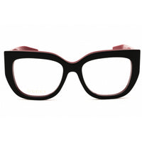 Gucci Women's Eyeglasses - Black/Red Acetate Cat Eye Full Rim Frame | GG1846O 003 ,