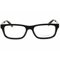 Gucci Men's Eyeglasses - Black Injected Propionate Rectangular Frame | GG1858O 001 ,