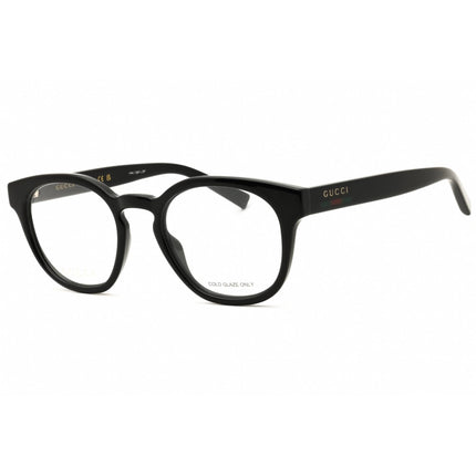 Gucci Men's Eyeglasses - Shiny Black Injected Propionate Round Frame | GG1859O 004 ,