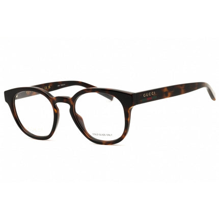 Gucci Men's Eyeglasses - Dark Havana Injected Propionate Round Frame | GG1859O 005 ,