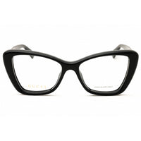 Gucci Women's Eyeglasses - Black Injected Propionate Cat Eye Full Rim | GG1977O 001 ,