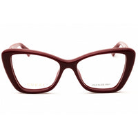 Gucci Women's Eyeglasses - Burgundy Injected Propionate Cat Eye Frame | GG1977O 004 ,