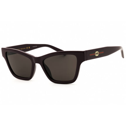 Gucci Women's Sunglasses - Shiny Dark Purple Injected Propionate Frame | GG1982S 003 ,