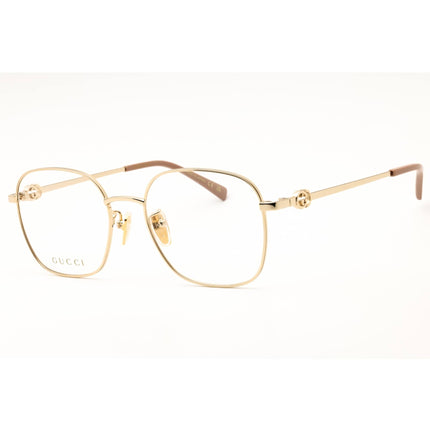 Gucci Women's Eyeglasses - Shiny Endura Gold Metal Round Full Rim Frame | GG2006OA 001 ,