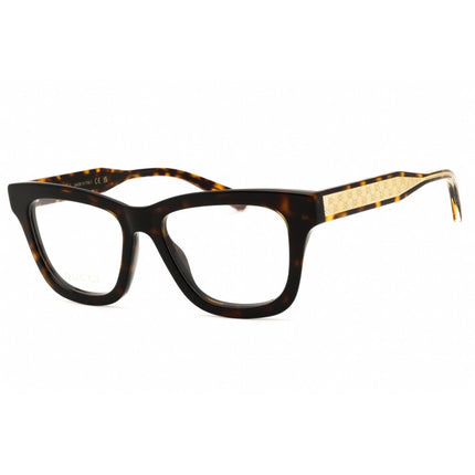 Gucci Women's Eyeglasses - Havana Acetate Full Rim Cat Eye Shape Frame | GG2066O 006 ,