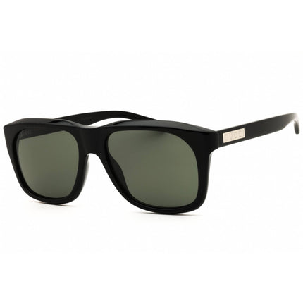 Gucci Men's Sunglasses - Black Acetate Full Rim Rectangular Shape Frame | GG2077S 001 ,
